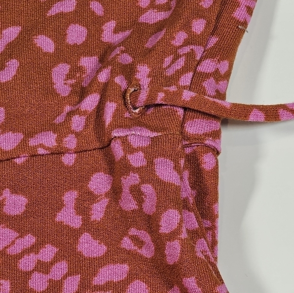 Free People Women's Marsaille Mini Dress Rust Combo Size Small NWT - Picture 9 of 16